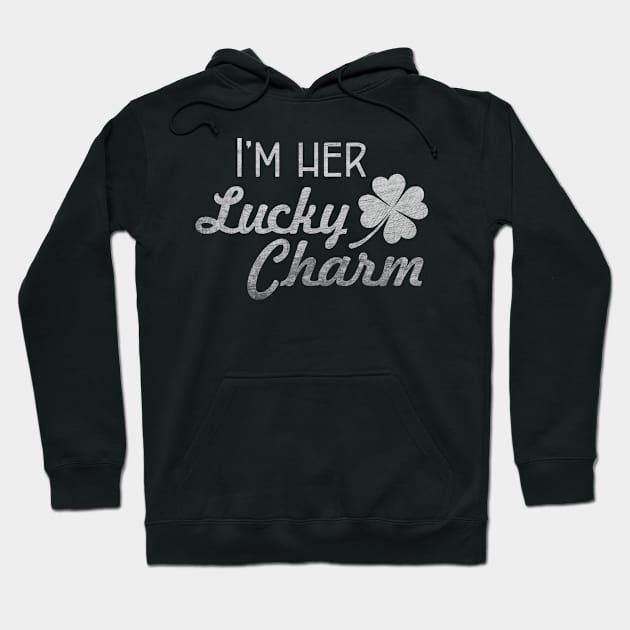 I'm Her Lucky Charm - St Patrick's Day gift for Men Hoodie by PEHardy Design